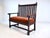 1900 - 1909 Stickley Brothers Mission Oak Bench Settee Slat Back Barley Twist Legs For Sale - Image 5 of 11