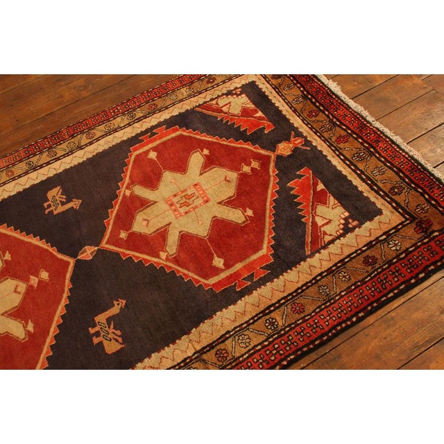 Middle Eastern Hand-Knotted Rug For Sale - Image 9 of 11