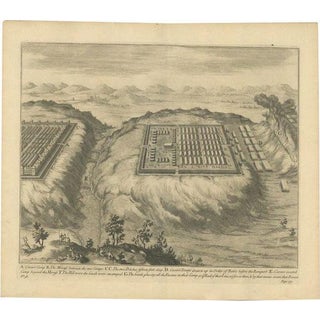 T. Baptist and D. Stoopendaal, Caesar's Camp, 1753, Print For Sale