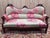 Wood Napoleon III 9-Piece Living Room Set in Mahogany with Rose Fabric For Sale - Image 7 of 11