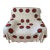 Hand-Crocheted Ivory Floral Poinsettia Bedspread For Sale