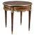 Louis XVI Marquetry and Gilt Bronze Pedestal Table with Marble Top, 1880s For Sale - Image 18 of 18