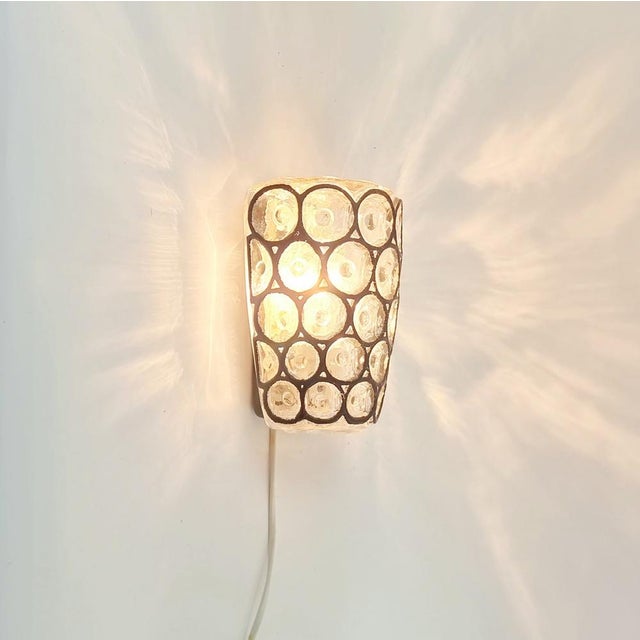 1970s Mid-Century Modern Glass Wall Lights from Limburg, Germany, 1960s For Sale - Image 5 of 10