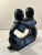 1970s Abstract Hand Carved Wood Sculpture Signed For Sale - Image 9 of 10
