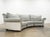 Custom Italian Curved Conversation Sofa For Sale - Image 4 of 16