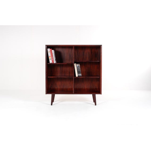 Wood Mid-Century Rosewood Bookcase, Denmark, 1960s For Sale - Image 7 of 9