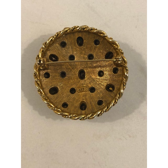1950s Art (Arthur Pepper) Sputnik Rhinestone Brooch Pin For Sale - Image 10 of 13