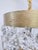 Vintage Crystal Basket Chandelier With Brass Rim For Sale In New York - Image 6 of 8