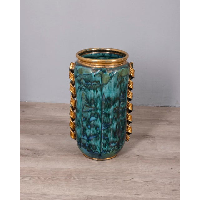 Large Vintage Ceramic Vase, Italy, 1960s For Sale - Image 4 of 13