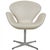 Tall Swan Chair in White Leather from Arne Jacobsen For Sale - Image 15 of 15
