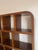 Art Deco Style Bookcase in Walnut Burl, Italy, 1960s For Sale - Image 4 of 7
