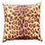Vintage Boho Printed Leopard Throw Pillow For Sale