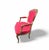 Vintage French Louis XV Style Giltwood Armchair with Rococo Carved Frame and Nailhead Trim, 1940s For Sale - Image 16 of 17