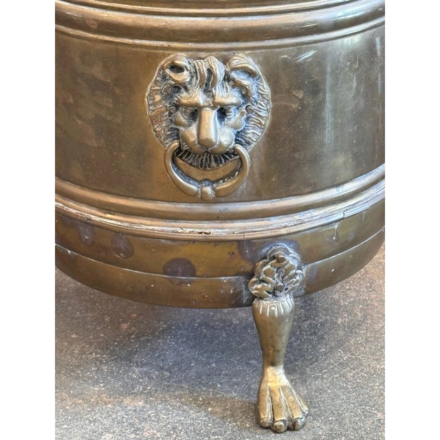 1920s Brass Coal Hod For Sale - Image 4 of 6