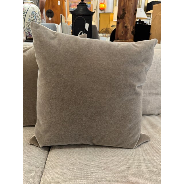 2020s Eastern Accents Taupe Throw Pillows, Pair For Sale - Image 5 of 12