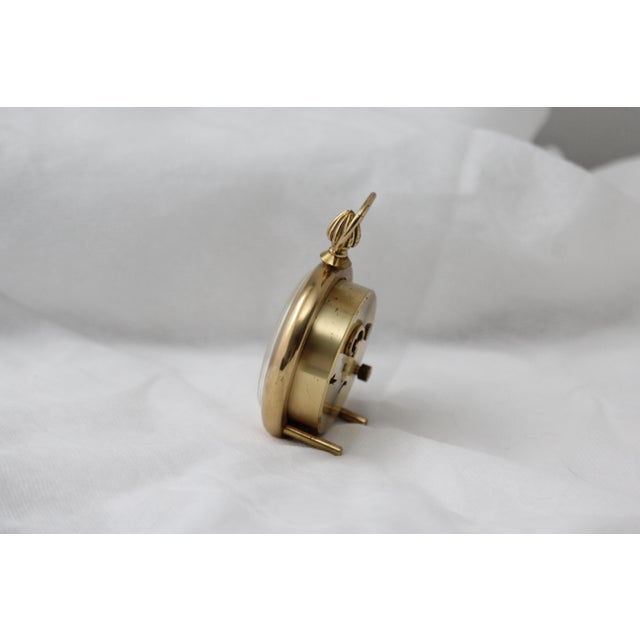 Gold Pocket Watch Desk Clock, 1960s For Sale - Image 10 of 17