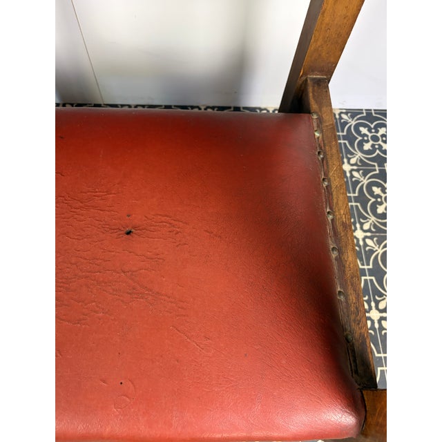 1950s 20th Century West Yorkshire Police Station Bench, 1950s For Sale - Image 5 of 18