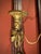 Large Tuscan Empire Giltwood and Faux Porphyry Wall Sconces, Set of 2 For Sale - Image 12 of 15