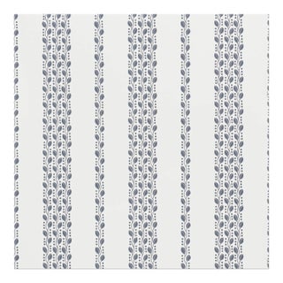 Sample - Schumacher Lillian Vine Wallpaper in Carbon For Sale