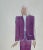 Art Deco 1940s Fashion Plate Watercolor Painting For Sale - Image 3 of 5