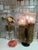 Mid-Century Modern Antique Gold Leaf Plaster Cactus Lamp For Sale - Image 3 of 12