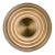 Ripple Effect English Brass Glass Wall Light For Sale