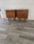 Vintage End-tables with original White Glass by Novy Domov, 1965 In superb original condition Price is per set Dims; H= 65...