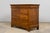 Brown 19th Century French Louis Philippe Walnut Chest of Drawers W/ Carrara Marble For Sale - Image 8 of 18