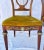 French Vintage French Pair of Lyre Back Chairs With Cameo Embellishment For Sale - Image 3 of 12