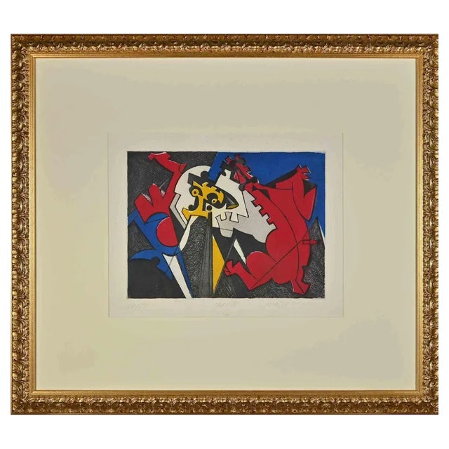 Umberto Mastroianni, Mars, Etching, 1970s For Sale