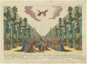 Theater Decor in Austria, 1678, Paper