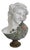 Unknown, Bust of Goddess Ariadne Holding Grapes, Carrara Marble For Sale