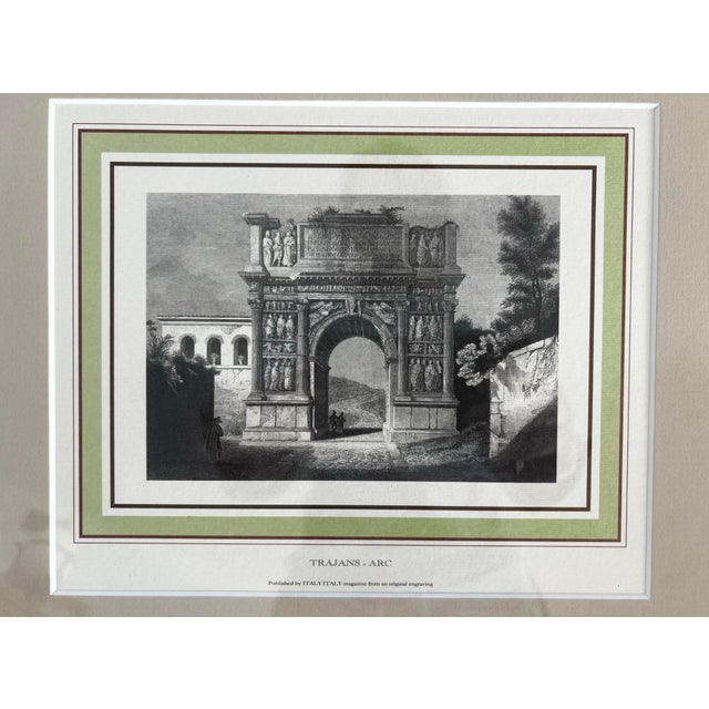 Set of 4 Vintage Etchings of Iconic Italian Cities in Gilded Frames – A Decorator’s Must-Have Collection! For Sale - Image 4 of 5