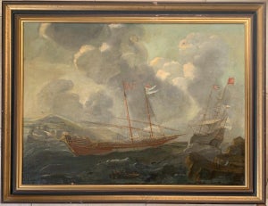 Oil painting on canvas, Flemish School, 17th century