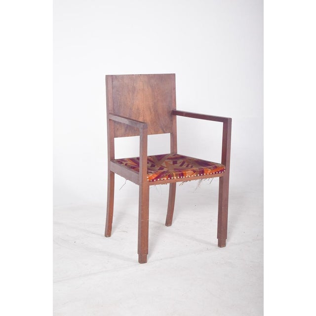 Mid-Century Modern Vintage Armchair with Fabric Upholstery, 1970 For Sale - Image 3 of 8
