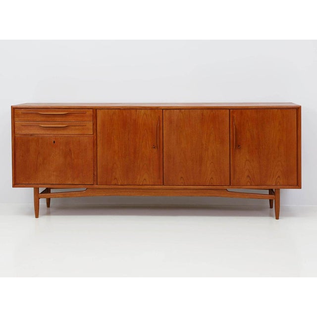 Swiss Design Sideboard in Teak, 1960s For Sale - Image 12 of 12