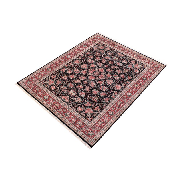 Designed with mesmerizing intricacy and gorgeous color palette, this hand-knotted masterpiece demonstrates the beauty and...