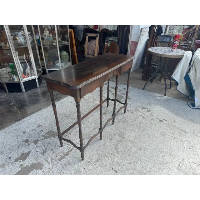 Mid 20th Century Imperial Carved Wood Console For Sale - Image 4 of 7