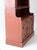 Antique Red Step Back Cupboard Cabinet For Sale - Image 17 of 18