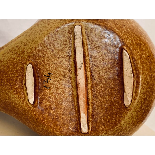 Ceramic Ceramic Vase by Roberto Rigon for Bertoncello, Italy For Sale - Image 7 of 8