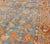 Textile Botanical Design Persian Malayer Antique Rug in Blue, Rust, and Orange Tones For Sale - Image 7 of 12