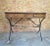 Traditional Directoire Style Oak & Iron Writing Desk For Sale - Image 3 of 10
