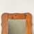 Antique Wall Hanging Wood Framed Mirror With Cubby Carved Leaves For Sale - Image 4 of 12