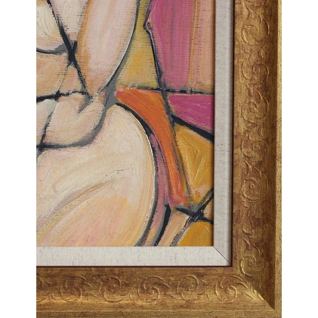 The Vanguard Series Nr. VIII: Postwar European Abstract Composition, 1950s-1970s, Oil on Board For Sale - Image 9 of 13