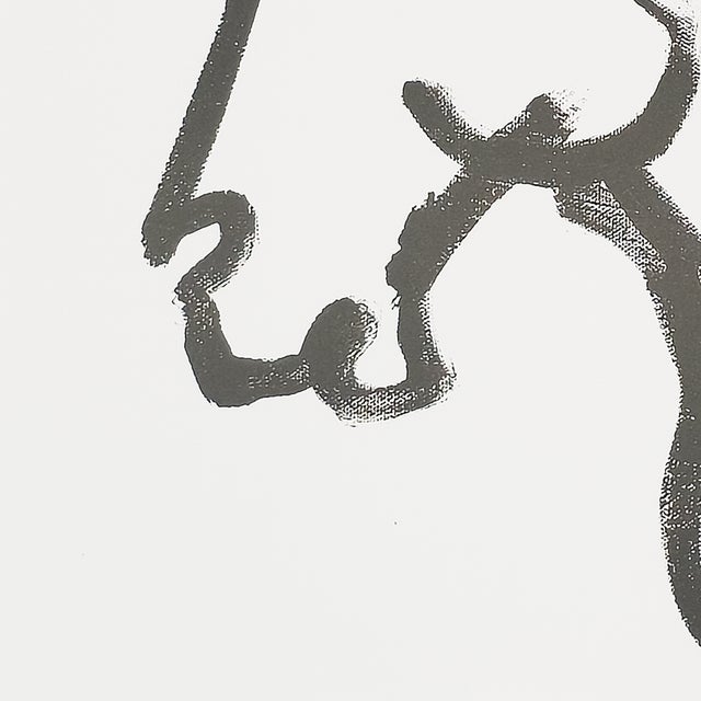 Sumi Stallion Bust (Print) - Virginia Cohn Parkum, C. 2020s For Sale - Image 4 of 8