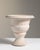 1960-1969 France Weathered Antique White Painted Pedestal Urn Planter For Sale In Greensboro - Image 6 of 7