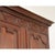 Dimensions: 88”H x 60-½”W x 24-¾”D A handsome and sizable solid oak buffet a deux corps (in two sections) with Provincial...