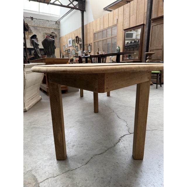 1920s Large Oak Community Table, 1800s For Sale - Image 5 of 10