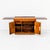 Campaign Vintage Mid Century Henredon Campaign Style Bar Cabinet With Brass Accents For Sale - Image 3 of 12