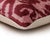 2020s Blush Pink & Rose Ikat Velvet Throw Pillow 16x16 | Soft Classic Luxury For Sale - Image 5 of 7